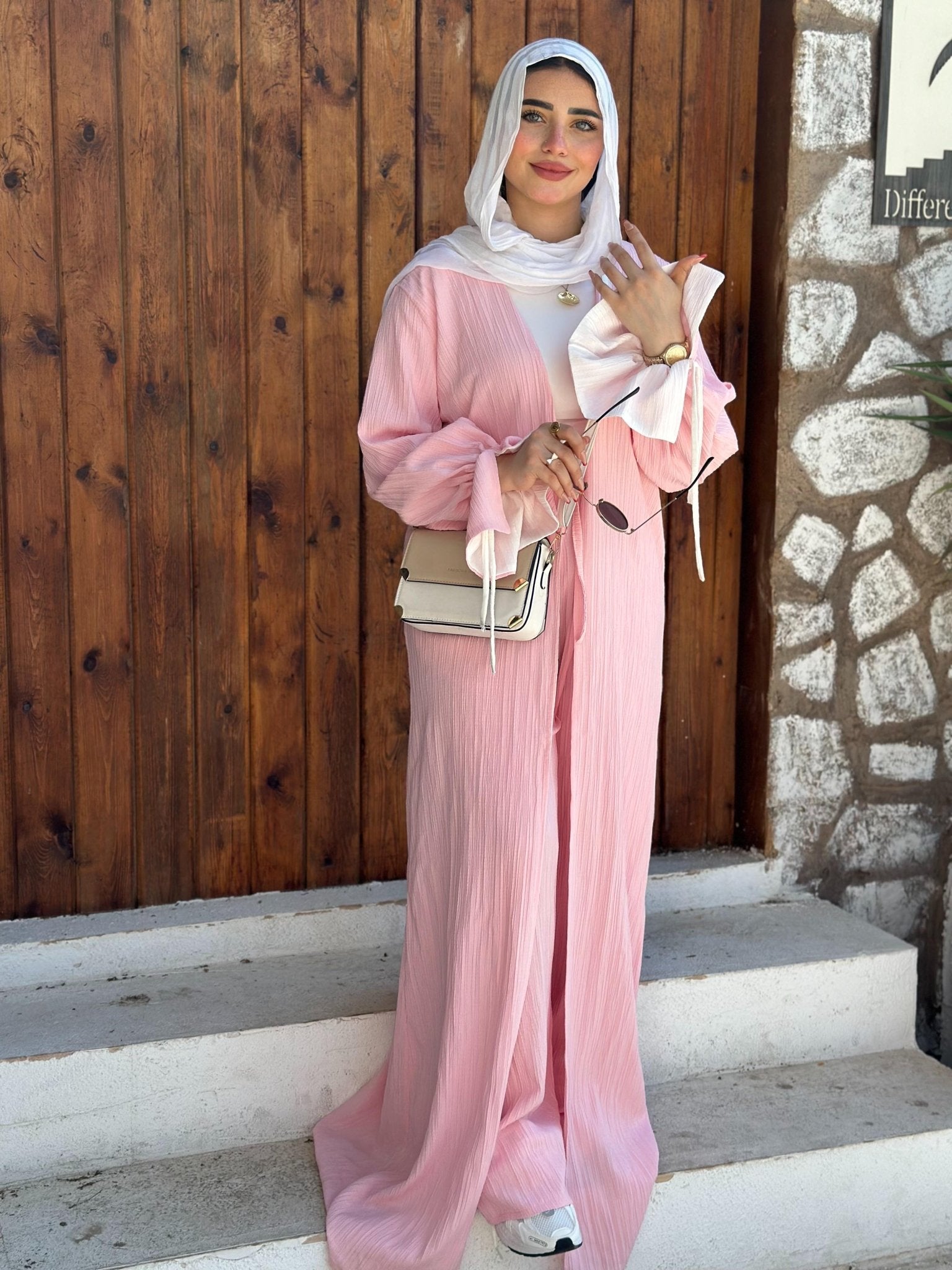 Pink Wide-Leg Set