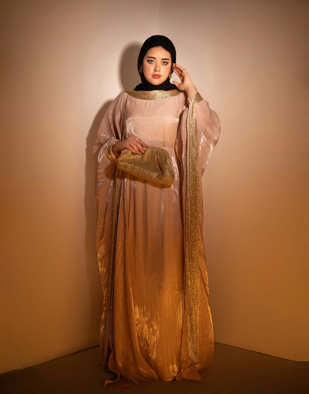 pink Butterfly Abaya