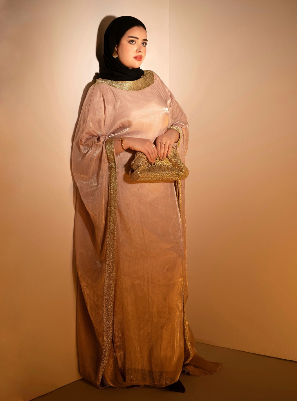 pink Butterfly Abaya