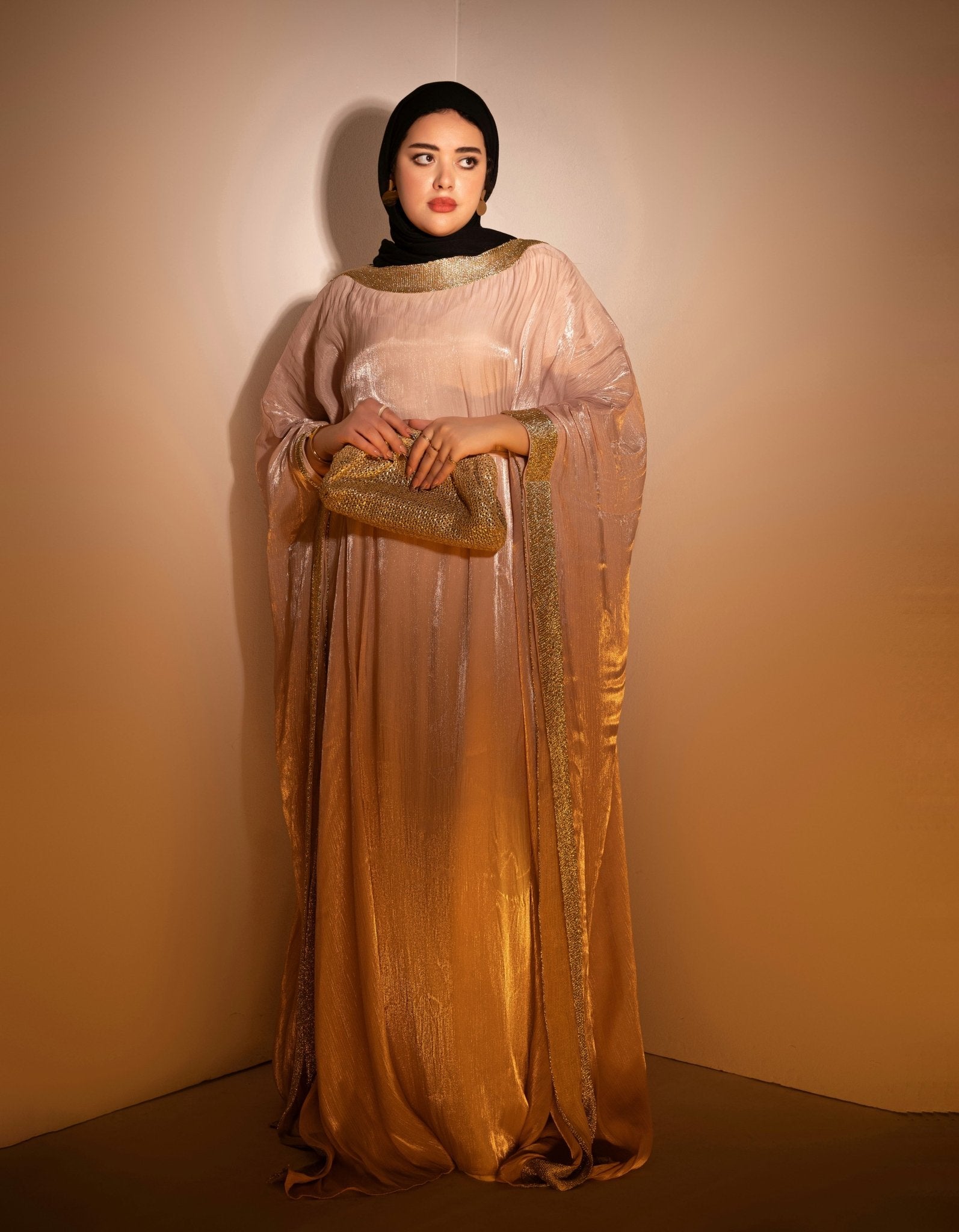 pink Butterfly Abaya