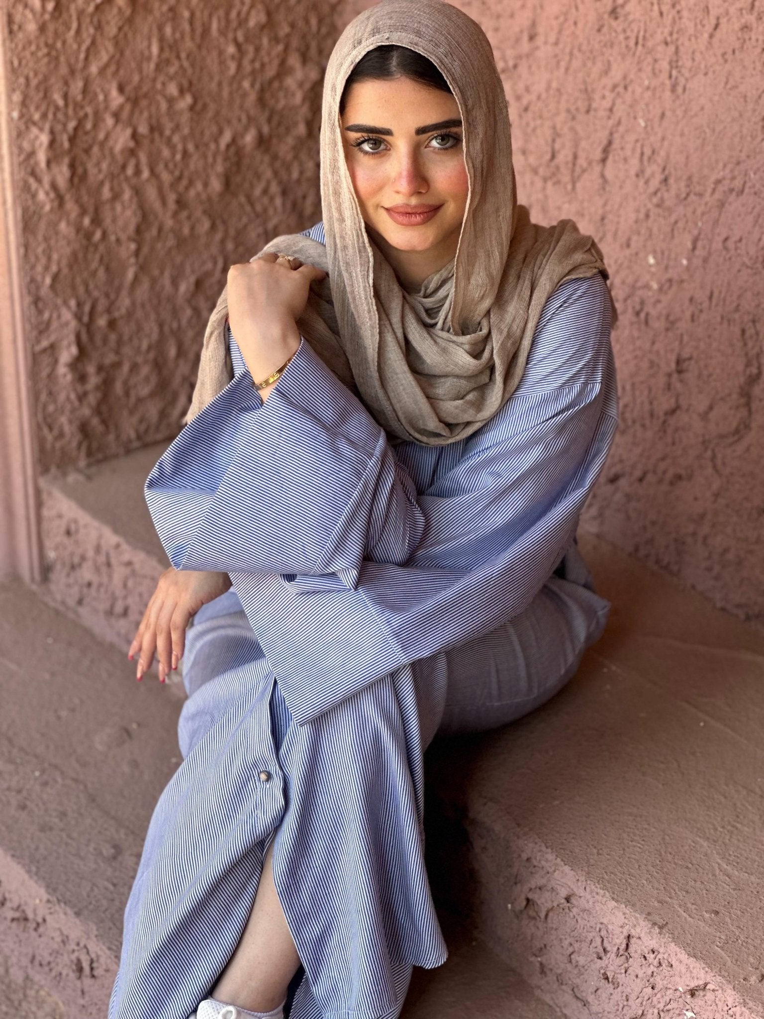 Striped Blue Long Shirt